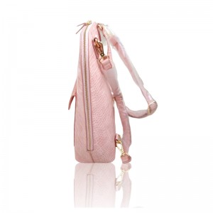 HD0823 --- 2019 Zaino per donna in pelle PU Croco rosa 2019
