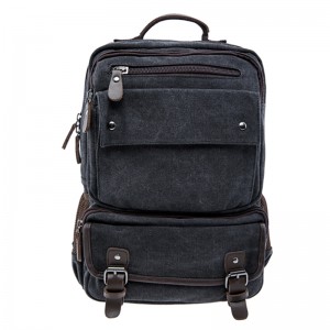 17SC-6571M Benvenuto OEM 15 anni di fabbrica eco-friendly durevole 15.6-17.3 pollici grande capacità tela personalizzata per gli uomini zaino vintage