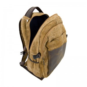 19SC-7911D produttore professionale per zaino in pelle vintage resistente
