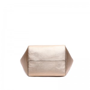 HD0827 - Tote in pelle PU personalizzata a doppia faccia personalizzata con lucentezza metallica