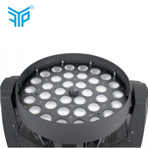 professionale led RGBW 36 * 10w parete lavaggio luce fase testa mobile luce con alta qualità