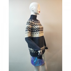 JUMPER BLU ABIGAIL FAIRISLE RLWS0014F