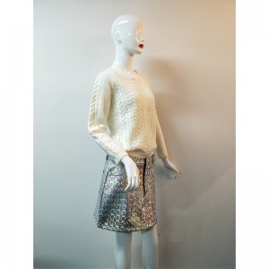 MAGLIONE MAGLIA BIANCO DONNA RLWS0020F