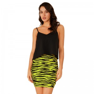 Canotta di seta sexy personalizzata Hot Girl di Oem