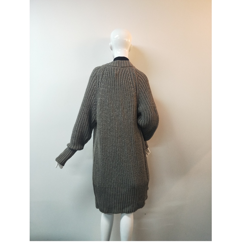 MAGLIONE GRIGIO CARDIGAN RLWS0033F