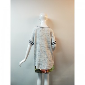 CARDIGAN SCOLLO V GRIGIO CHIARO RLWS0037F