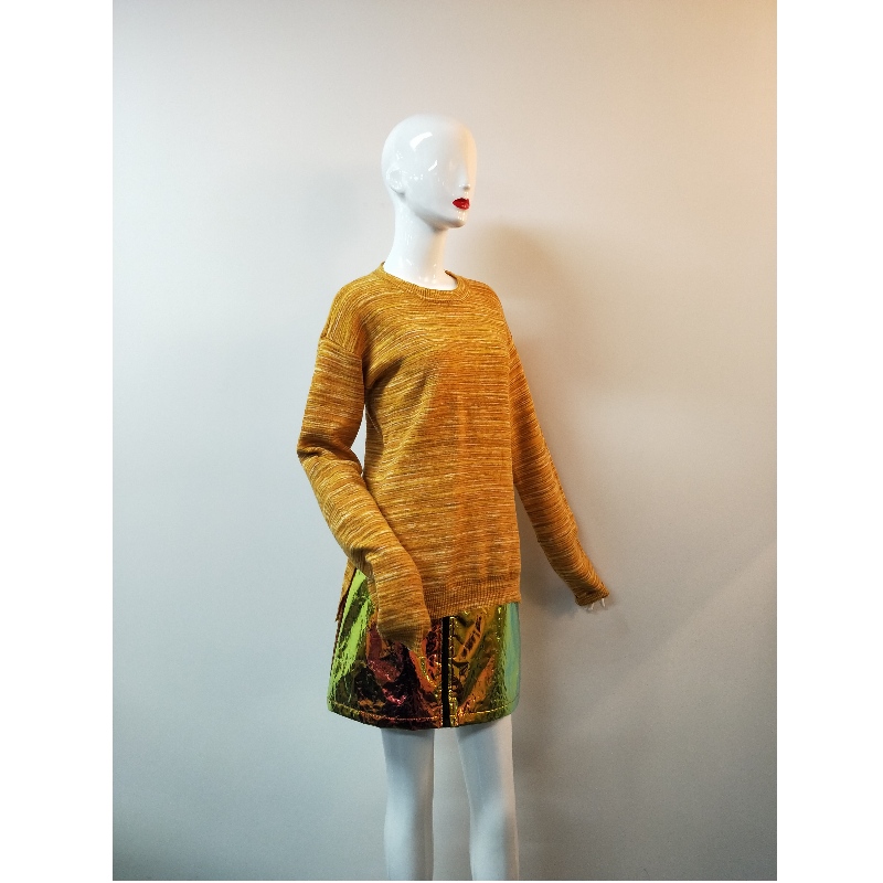 MAGLIONE CON FIOCCO ARANCIONE RLWS0040F