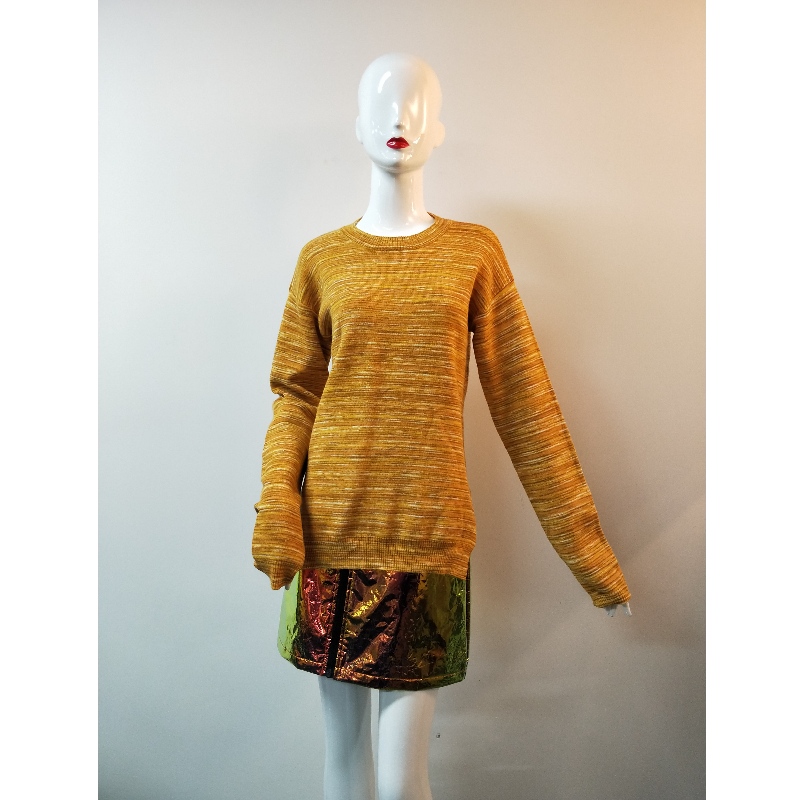 MAGLIONE CON FIOCCO ARANCIONE RLWS0040F