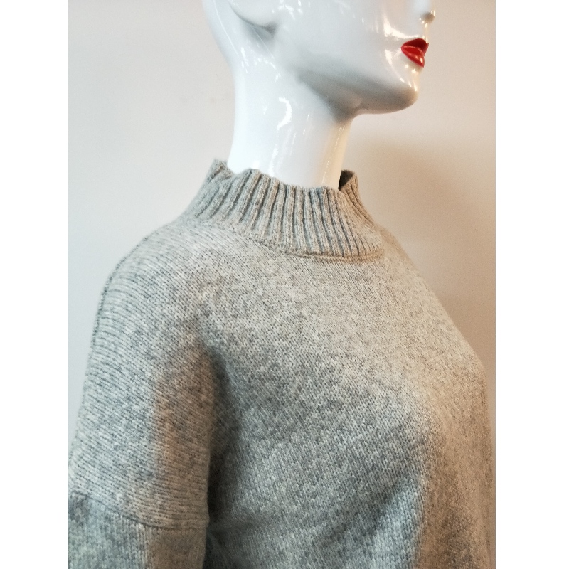 MAGLIONE GRIGIO RLWS0059F