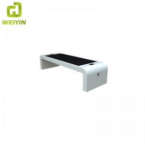 Caricabatterie per telefono wireless USB Outdoor Smart Solar Furniture Set da banco da giardino