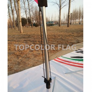 Bandiera promozionale promozionale all'aperto della spiaggia di pubblicità di affari