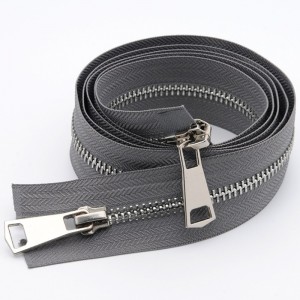 Chiusura lampo in nylon con cerniera in metallo con lunghezza personalizzata per jeans e giacche 1