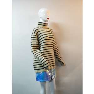 MAGLIONE GREY \u0026 NAVY STRIPE RLWS0101F