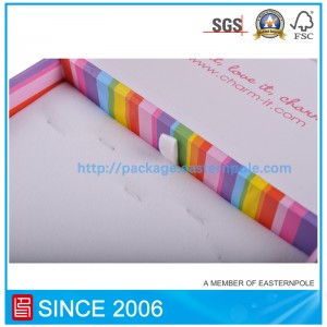 Contenitore di gioielli con inserto in gommapiuma