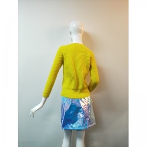 MAGLIONE GIALLO LATERALE RLWS0111F