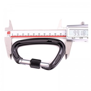 Gancio per esterno arrampicata su roccia campeggio chiusura principale fibbia da alpinismo dado multifunzione moschettone moschettone da alpinismo fibbia da esterno presa rapida per caduta rapida attrezzatura chiusura di sicurezza foro d...