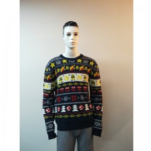 MAGLIONE STAMPA FUMETTI CONTRASTO RLMS0010F