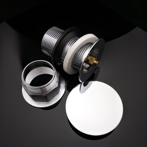 Scarico del dissipatore di scarico a fondo a pressione pop up cromato