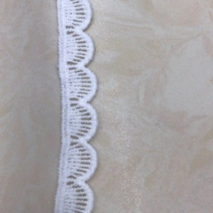 Laccio in seta 6 # latte lace Laccio in poliestere / nylon lace Laccio in cotone