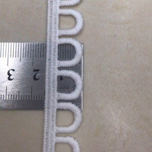 Pizzo di seta 10 # latte lace Pizzo di poliestere / nylon lace Pizzo di cotone