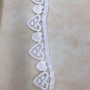 Pizzo di seta al latte 15 # lace Pizzo in poliestere / nylon lace Pizzo di cotone