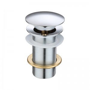 Scarico per lavabo in ottone con sgocciolatoio