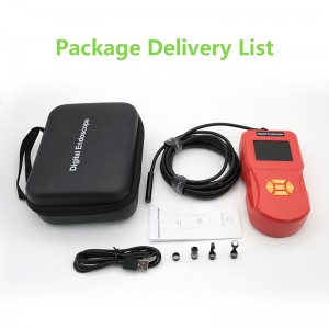 Endoscopio USB con 4.3 In Screen Display Borescope Inspection 1080P HD Snake Camera 8 LED Endoscopio multifunzionale per macchina