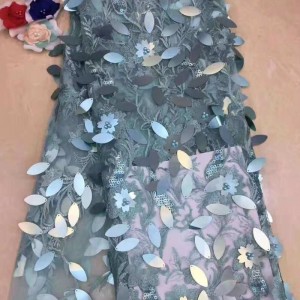 Tessuto economico con paillettes e perline per tessuto per abiti da sposa in abiti asiatici