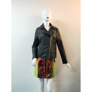 GIACCA BIKER PU NERA RLWPJ0022N