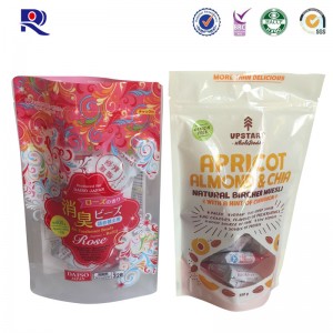 Confezione a supporto stampato e laminato con finestra trasparente e trasparente