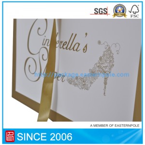 Sacchetto di carta per stampa a colori Pantone con stampa a caldo