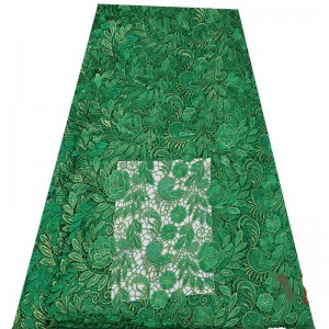 Vendita calda abito da sposa 3d ricamato tessuto di pizzo per le donne