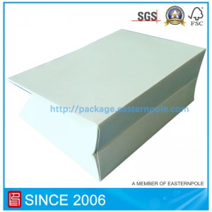 Sacco di carta di fascia alta con fondo rovesciato