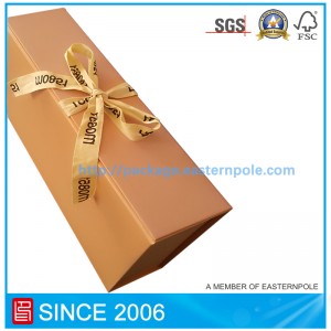 Scatola pieghevole personalizzata con nastro