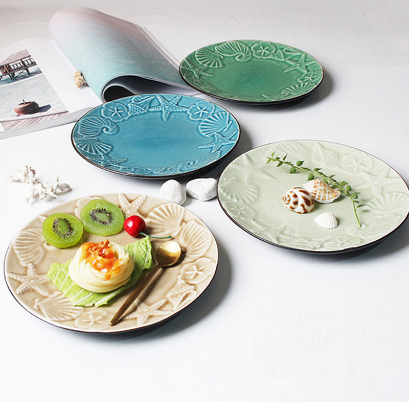 Elegante aspetto 100% piastre di melamina, ristorante di piastra di porcellana, piatto di campionamento stampato