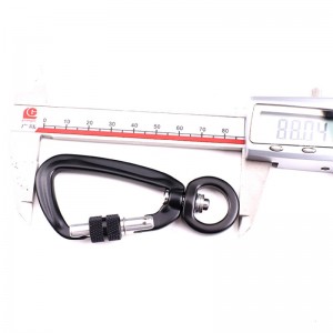 Gancio per arrampicata all'aperto arrampicata in campeggio chiusura principale moschettone moschettone da alpinismo multifunzione fibbia da alpinismo presa rapida per esterni caduta rapida attrezzatura blocco di sicurezza per condurre gl...