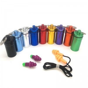 Bottiglia di medicina in lega di alluminio e tappo in alluminio per tappi per le orecchie