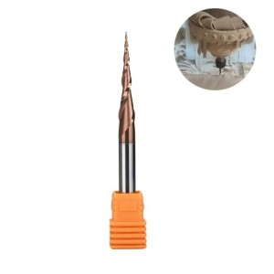 Fresa a punta conica a sfera conica 1/4 \