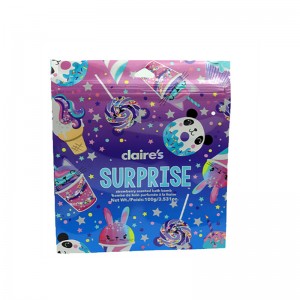 Sigillo termico personalizzato forma vivida stampa eco-friendly 3 sigillo laterale Borsa giocattolo