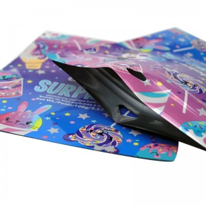 Sigillo termico personalizzato forma vivida stampa eco-friendly 3 sigillo laterale Borsa giocattolo