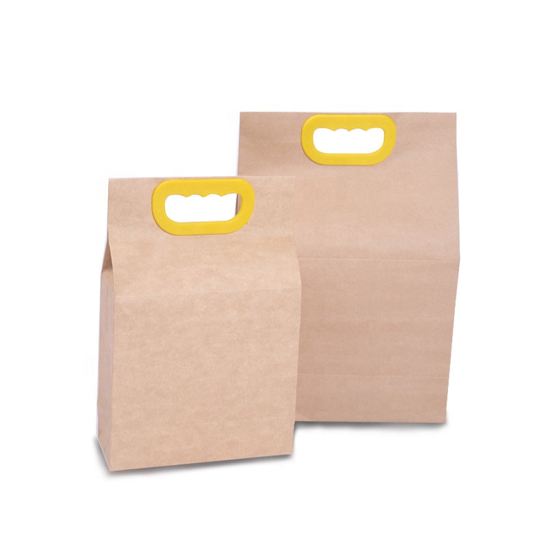 Prezzo all'ingrosso logo personalizzato stampa resistente all'umidità formato 2,5 kg 5 kg sacchetto di imballaggio di riso di carta kraft
