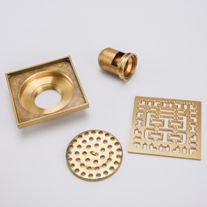 Piastra di copertura del sifone per pavimento antiodore di facile installazione