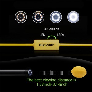 Endoscopio wireless 2.0 Megapixel HD WiFi Videocamera Borescope Micro interfaccia Telecamera serpente ispezione impermeabile per Android, iOS e Windows, iPhone, Samsung, Tablet, Mac