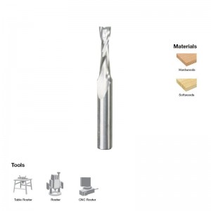 Punta a spirale in metallo duro integrale da 1/4 \