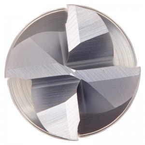 Fresa in metallo duro integrale, rivestimento AlTiN, 4 scanalature, diametro 3/8 \
