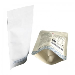 Custodia in alluminio per busta in plastica per tè verde in polvere con cerniera sacchetti economici