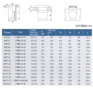Corpo tondo a testa piatta