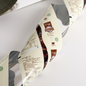 Pellicola per imballaggio caffè in alluminio con stampa personalizzata