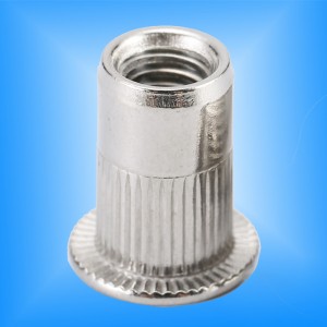 Corpo zigrinato a testa piatta