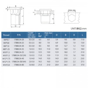 Corpo semi esagonale a testa piatta
